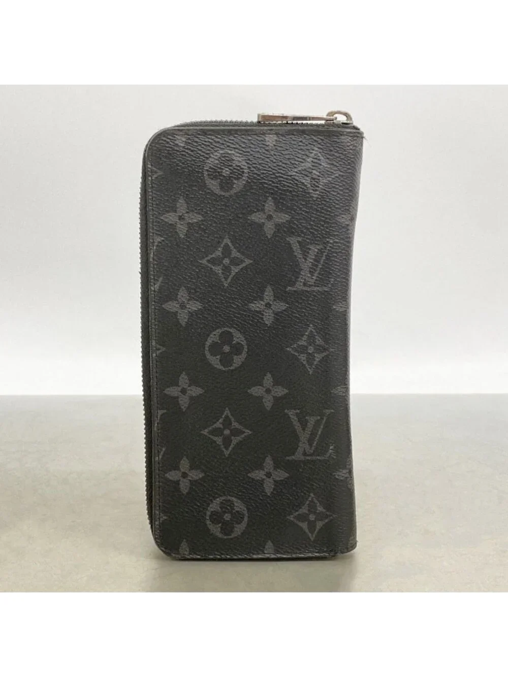 Louis Vuitton Wallet Monogram Eclipse Zippy Vertical Black